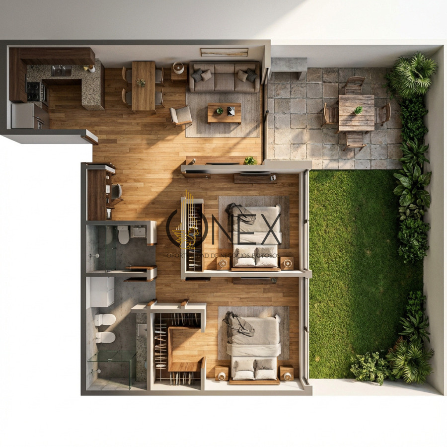 Apartamento ID.3897 - APARTAMENTO EN POCITOS DOS DORMITORIOS 