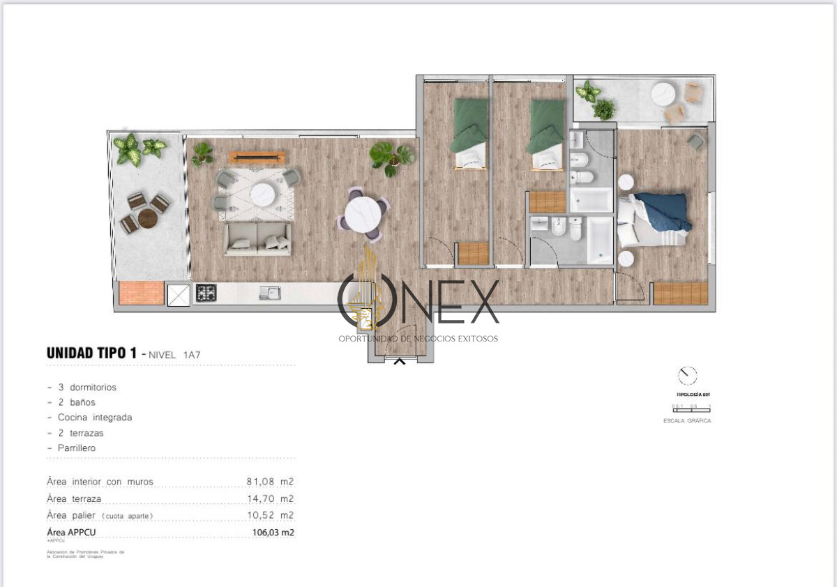 Apartamento ID.3624 - Apartamento en Maldonado, Maldonado