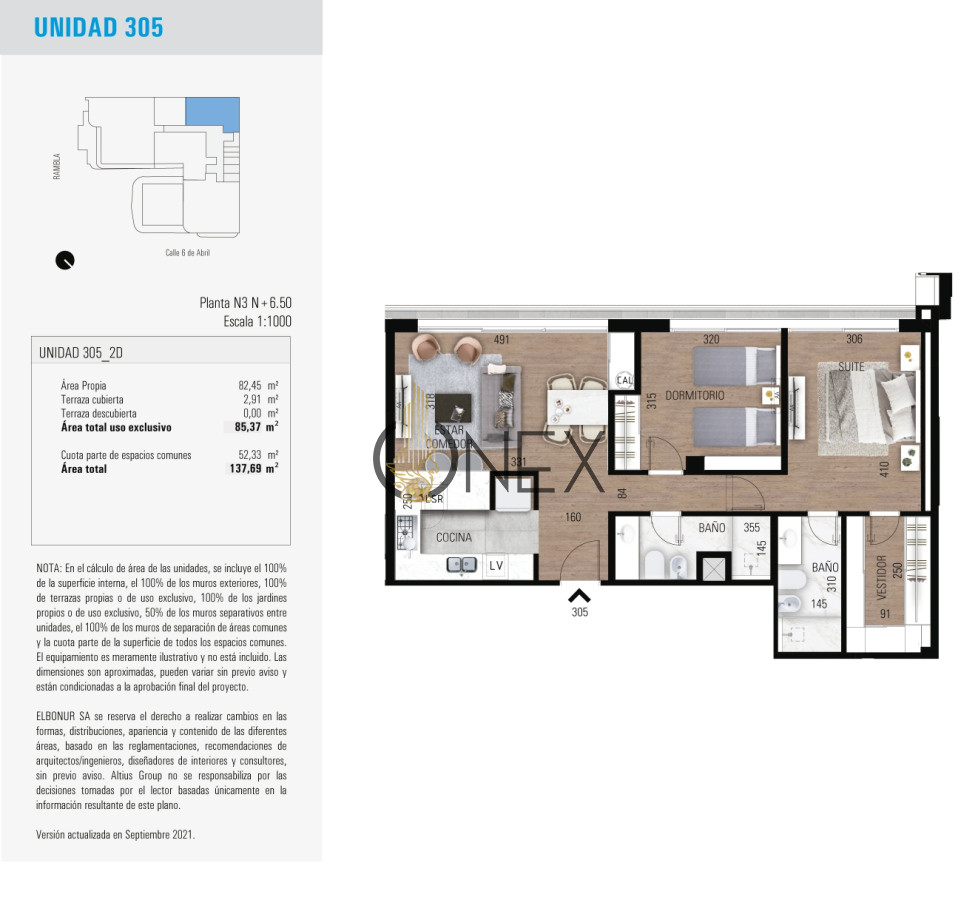 Apartamento ID.1972 - VENTA de Apartamento de 2 DORMITORIOS en Carrasco, Montevideo