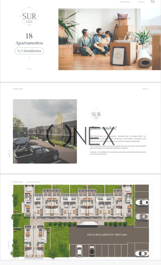 Apartamento ID.2480 - Venta en pozo espectacular desarrollo de apartamentos en Maldonado por ANV beneficios fiscales