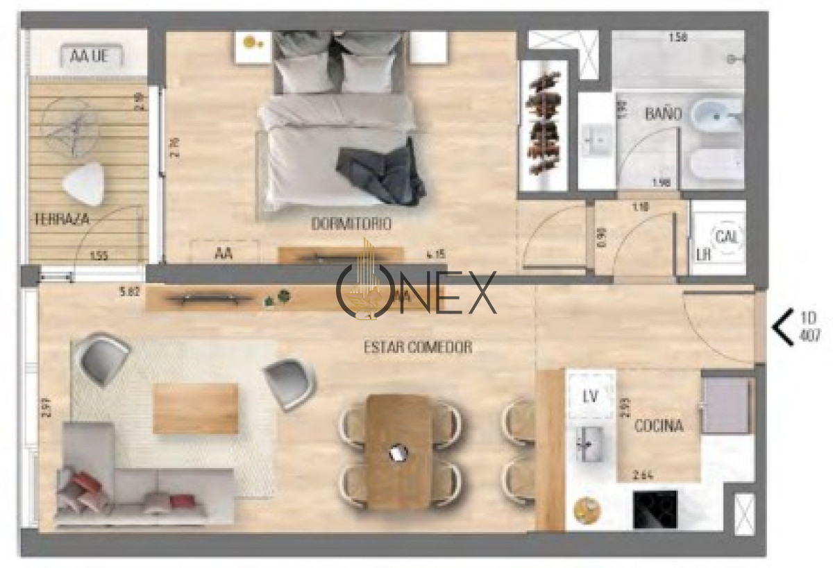 Apartamento ID.2800 - Apartamento en Canelones, 