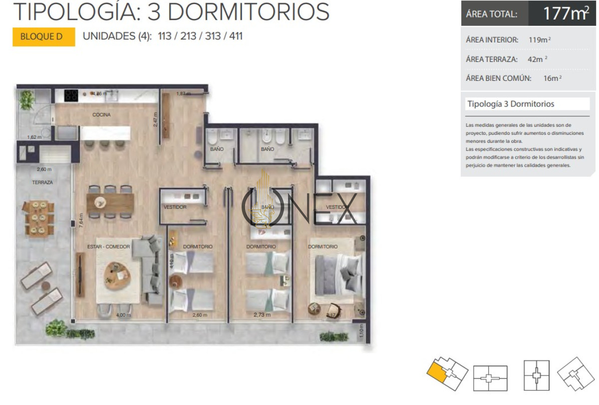 Apartamento ID.2757 - VENTA Apartamento de 2 y 3 dormitorio a estrenar
