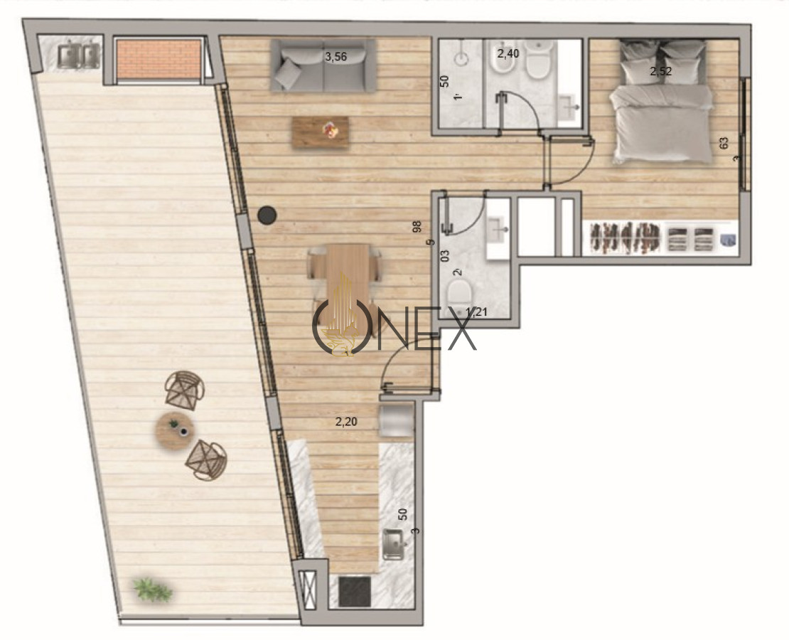 Apartamento ID.2747 - Apartamento en Montevideo, Pocitos