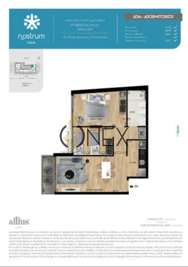 Apartamento ID.3971 - venta Nostrum Malvin oportunidad