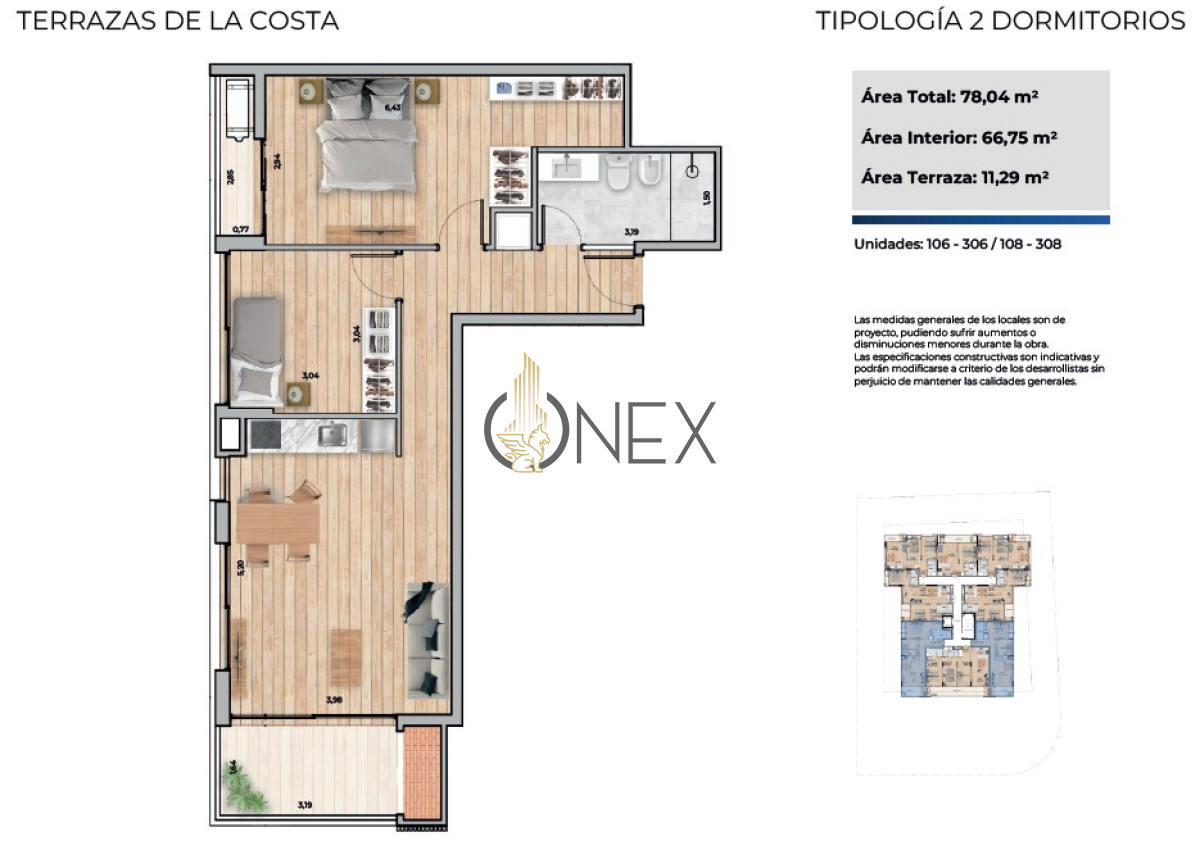 Apartamento ID.2772 - VENTA Apartamento de 2 dormitorio a estrenar
