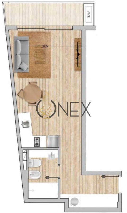 Apartamento ID.2753 - Monoambiente a estrenar