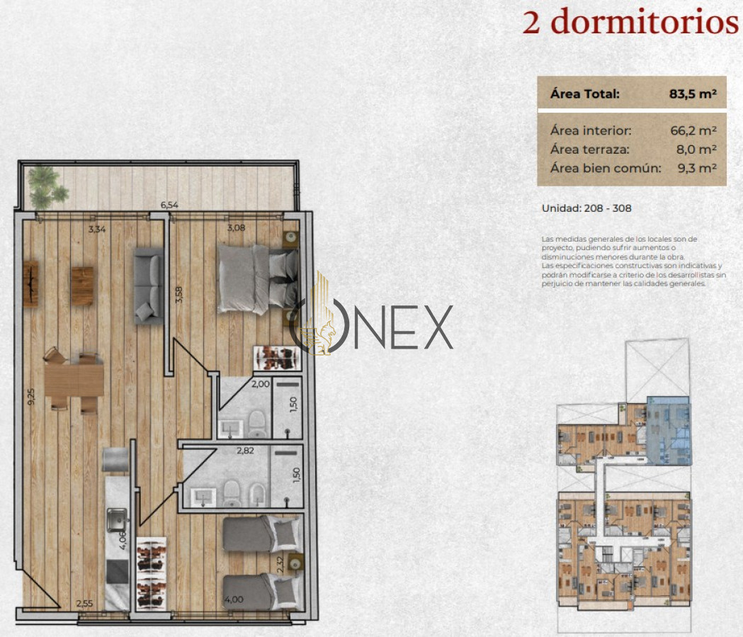 Apartamento ID.2764 - APARTAMETNO 2 DORMITORIO A ESTRENAR 