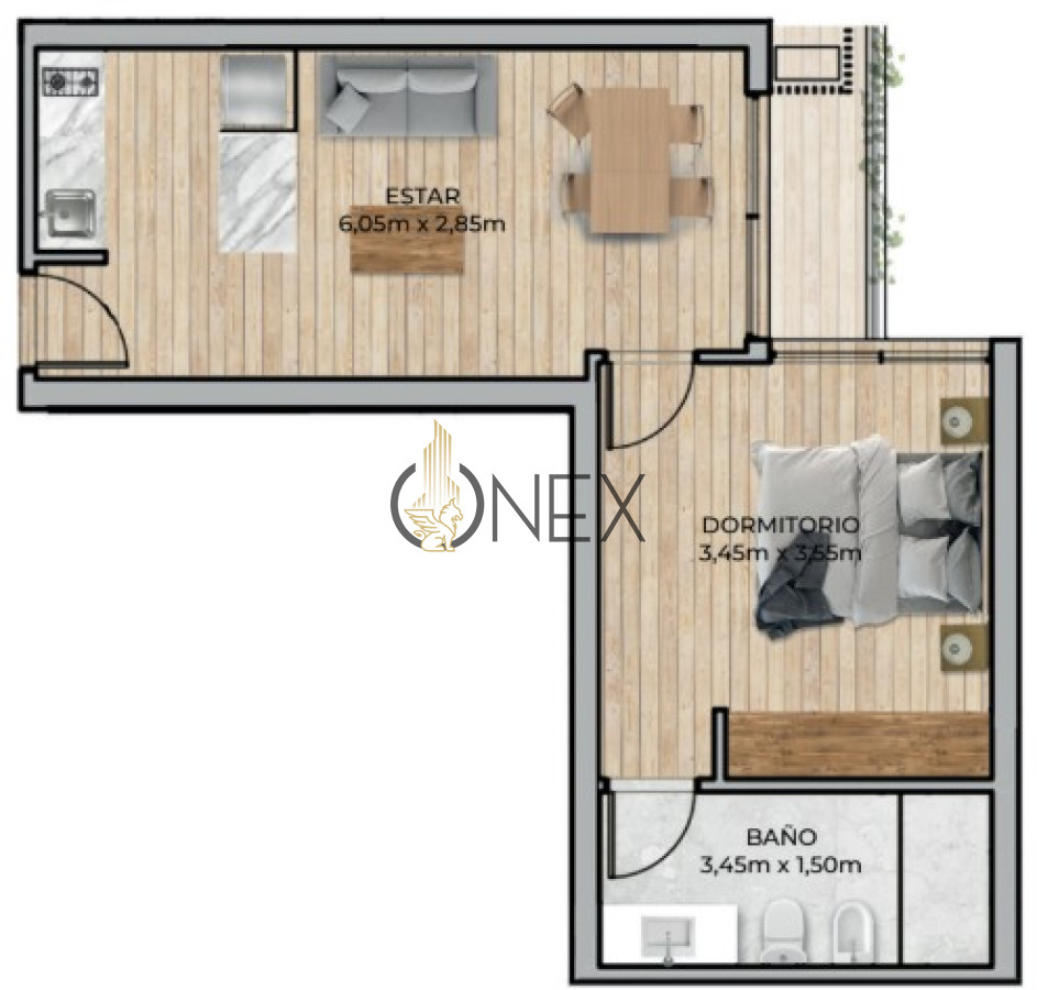 Apartamento ID.2775 - Apartamento en Montevideo, Centro Montevideo