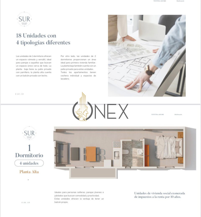 Apartamento ID.2480 - Venta en pozo espectacular desarrollo de apartamentos en Maldonado por ANV beneficios fiscales