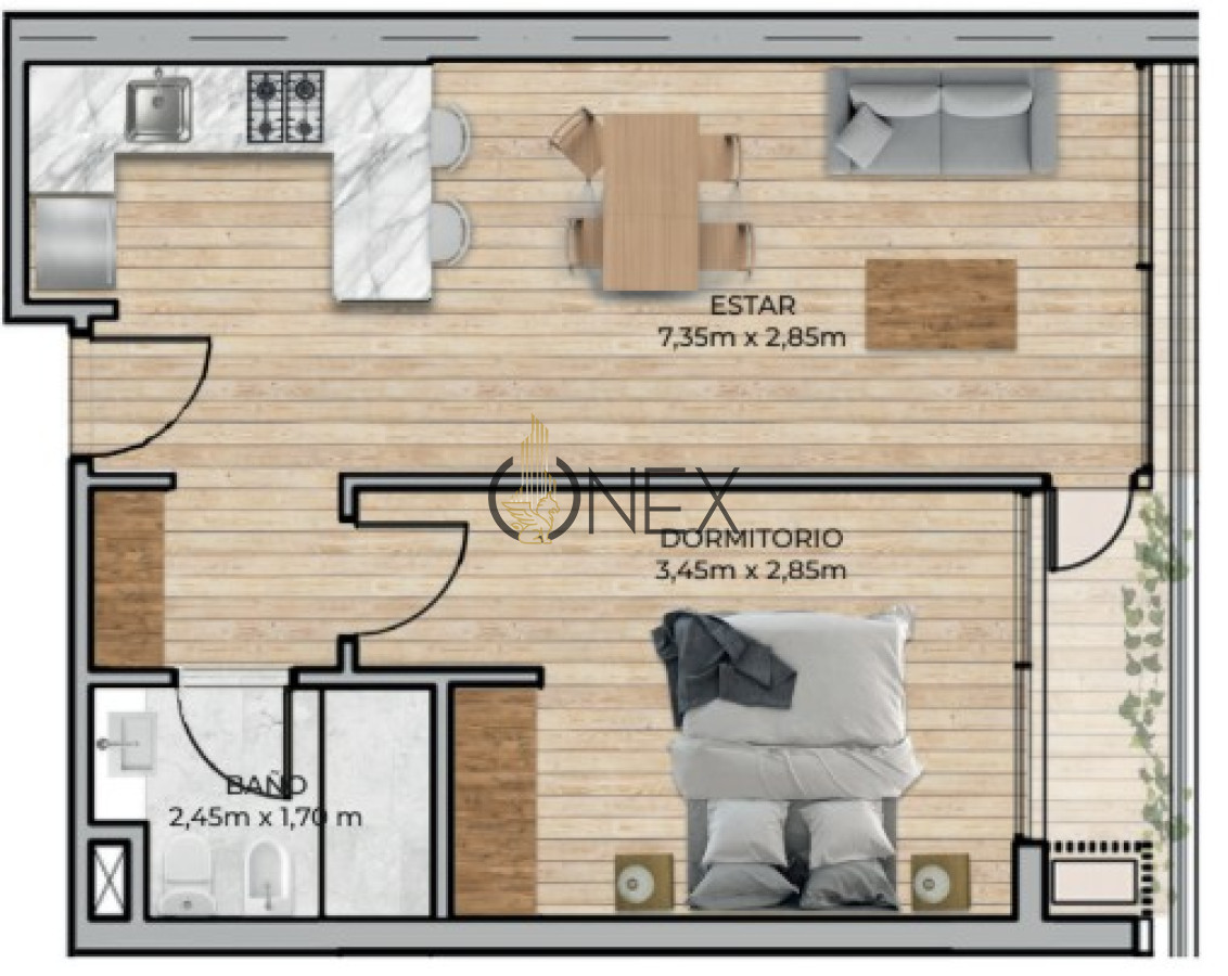 Apartamento ID.2775 - Apartamento en Montevideo, Centro Montevideo