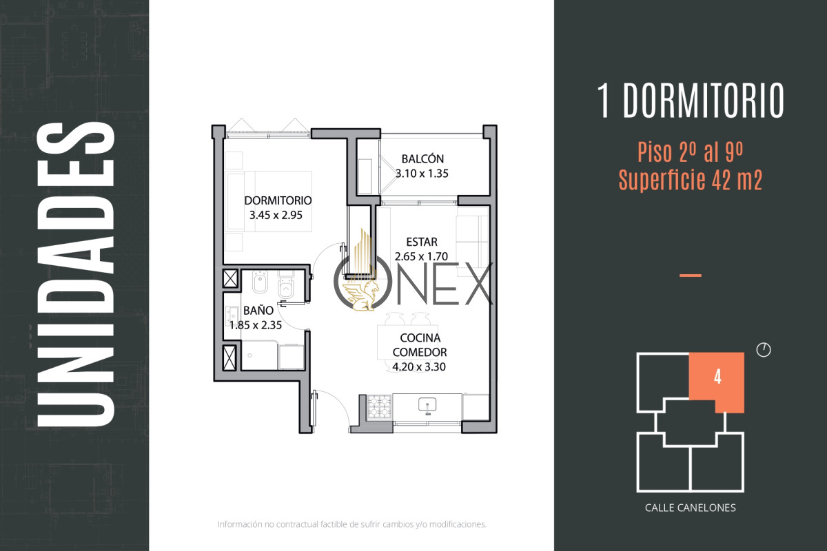Apartamento ID.2906 - Venta Apartamento 1 Dormitorio en Construcción en Palermo Soho
