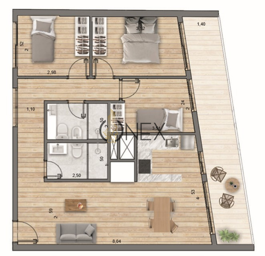 Apartamento ID.2750 - Apartamento en Montevideo, Pocitos