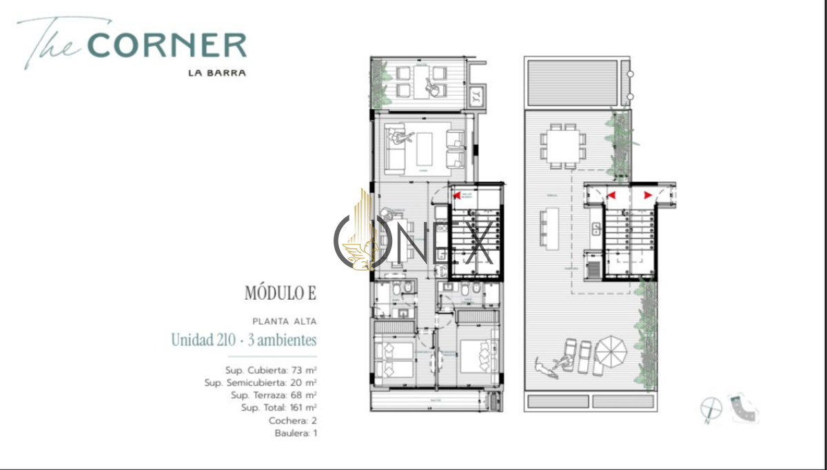 Apartamento ID.2349 - Venta departamentos en The Corner La Barra en Pozo !