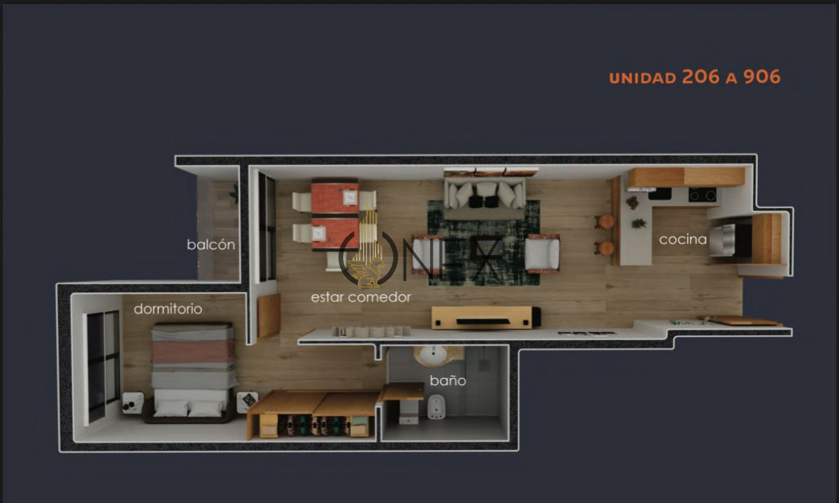 Apartamento ID.3035 - UNIDAD DISPONIBLE 206 AL 906