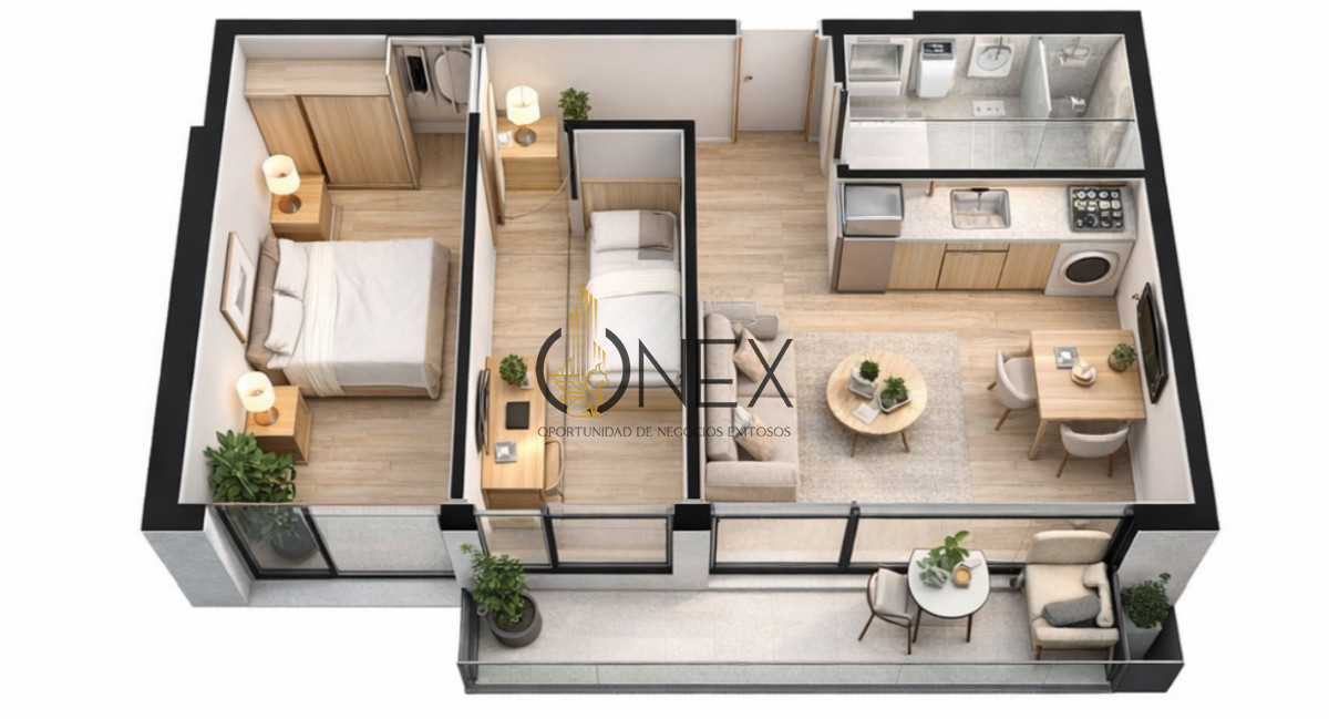 Apartamento ID.4061 - VENTA DE APARTAMENTO DE DOS DORMITORIOS EN TRES CRUCES