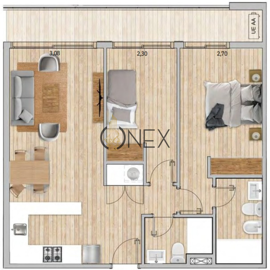 Apartamento ID.2752 - APARTAMETNO 2 DORMITORIO A ESTRENAR