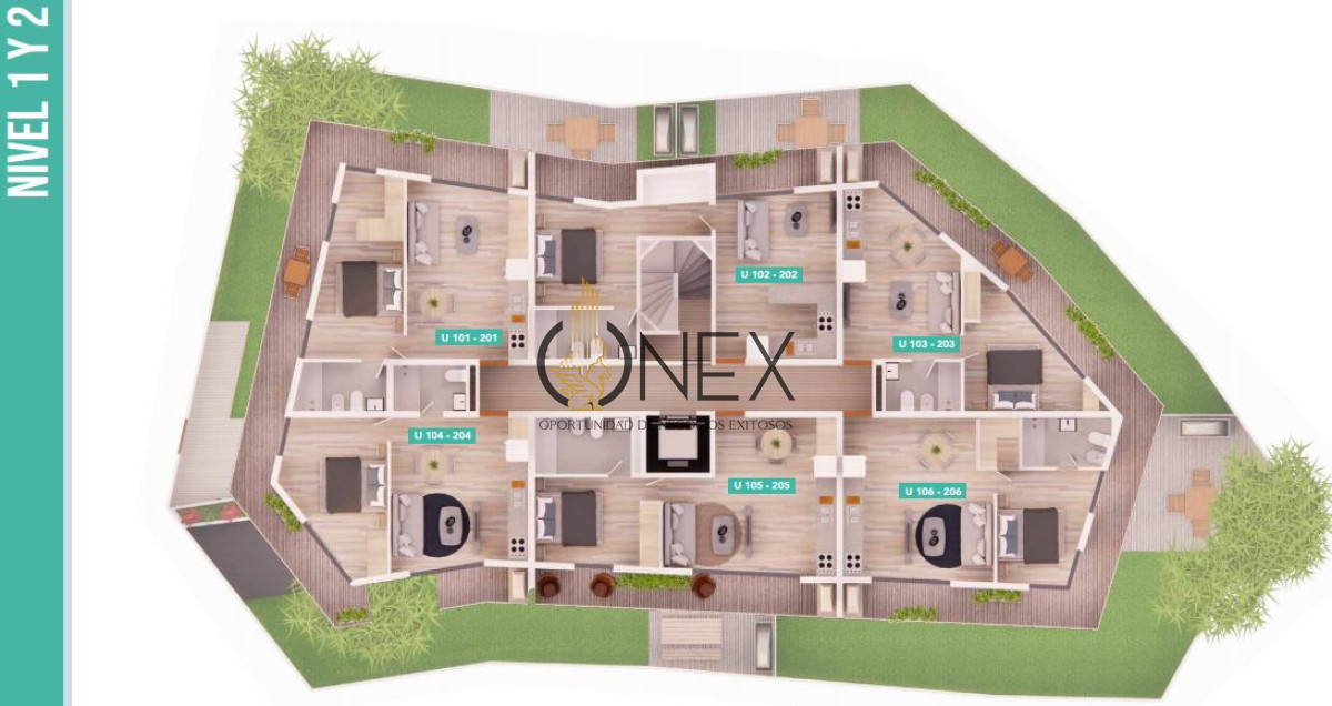 Apartamento ID.3651 - Barrio Jardin - Venta Ap.Parque Rodó 1D Terraza equipamiento Amenities 