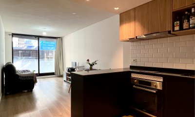 VENTA APARTAMENTO CON RENTA, 1 DORMITORIO, 1 BAÑO Y TERRAZA, EDIF. DOMINI, CENTRO