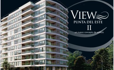 VIEW II, Punta del Este. VENTA 1 DORM. con GARAGE a ESTRENAR