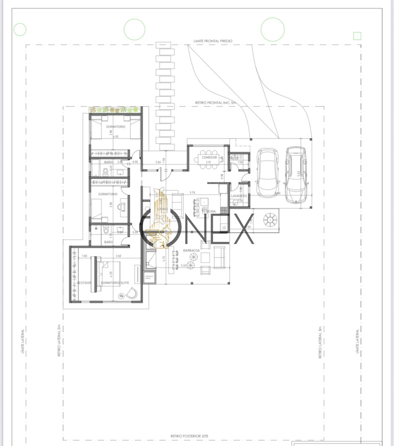 Casa ID.2261 - ALQUILER CASA 3 DORM., BARRIO CUMBRES A ESTRENAR