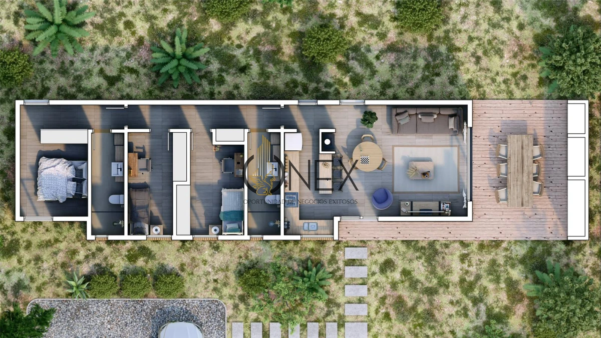 Casa ID.1375 - ¡Se vende espectacular casa a estrenar! de tres dormitorios, en Club del Lago, Punta Ballena  