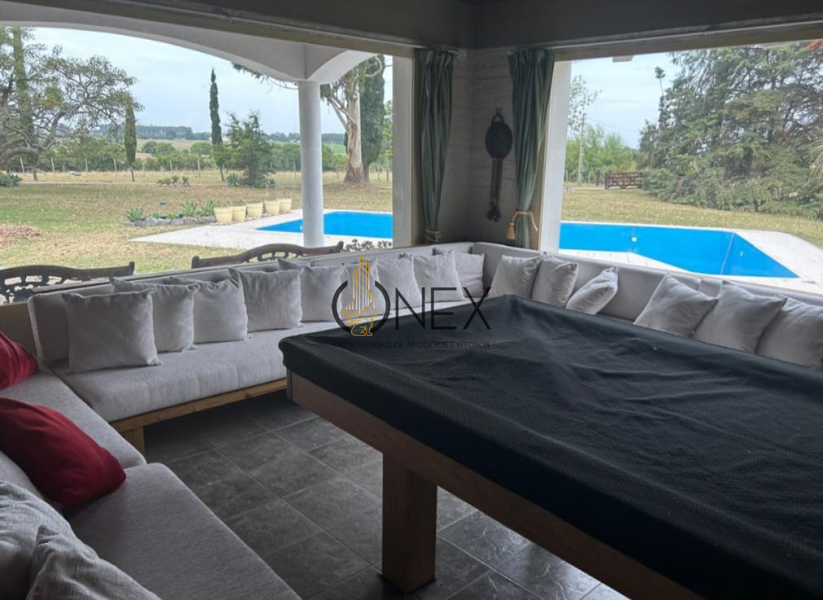 Chacra ID.3743 - Espectacular Chacra de Ocio de 16 Ha | Casa 300m² Impecable + Gran Salón de Eventos. 
