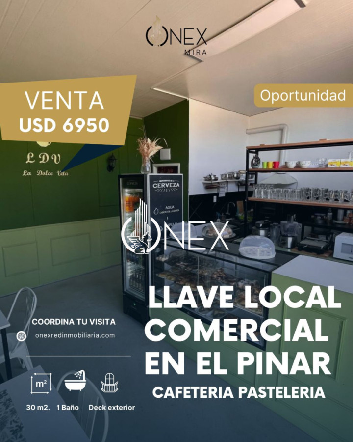 Local Comercial ID.4246 - Venta de Llave - Local Comercial en El Pinar Cafetería - Pasteleria