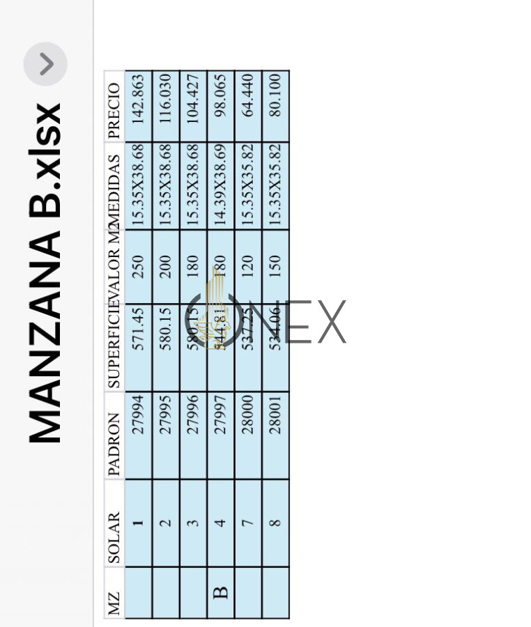 Terreno ID.2133 - Venta lotes aptos pb y 4 pisos sobre Leandro Gomez