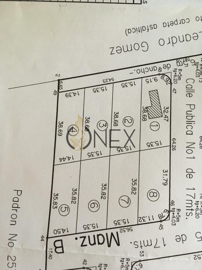 Terreno ID.2133 - Venta lotes aptos pb y 4 pisos sobre Leandro Gomez