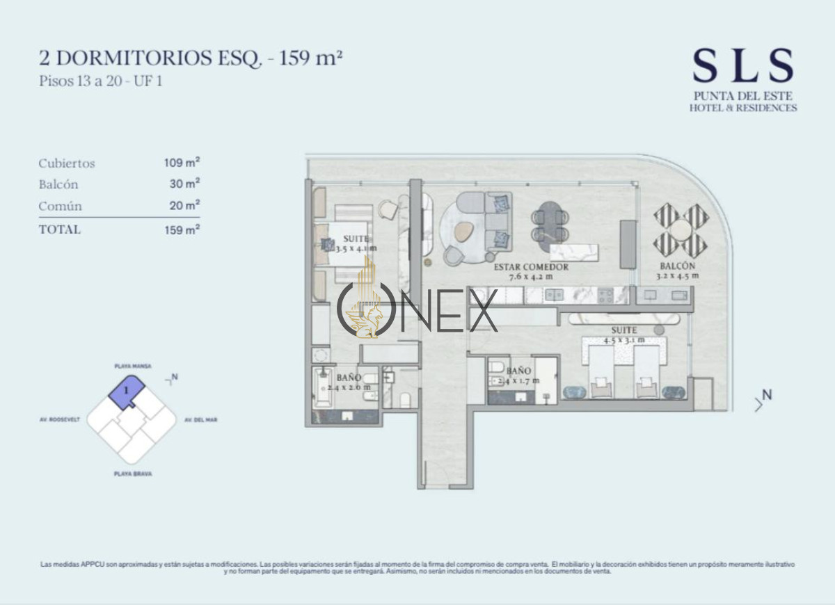 Apartamento ID.2701 - Mega proyecto en Punta 