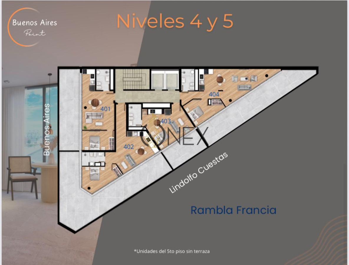 Apartamento ID.2709 - Buenos Aires Point espectacular en el corazón de ciudad vieja