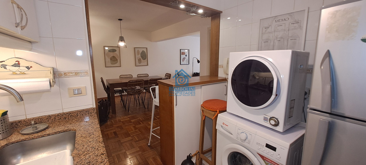 Apartamento ID.590 - Alquiler Apartamento Villa Biarritz Equipado totalmente 1 dorm Garage