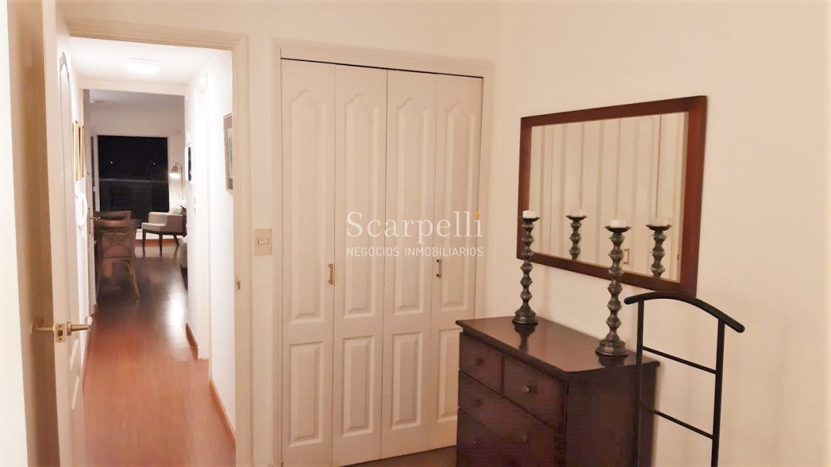 Apartamento ID.12838 - Alquiler Apartamento Rambla Pocitos piso alto equipado 1 dormitorio con garage