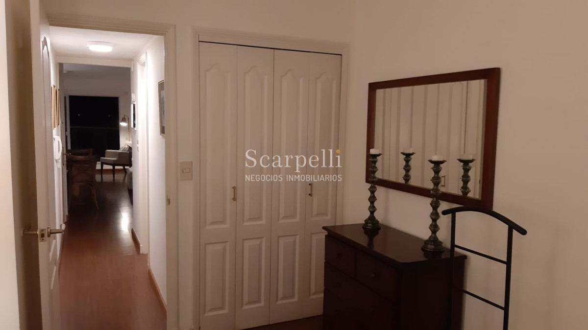 Apartamento ID.12838 - Alquiler Apartamento Rambla Pocitos piso alto equipado 1 dormitorio con garage