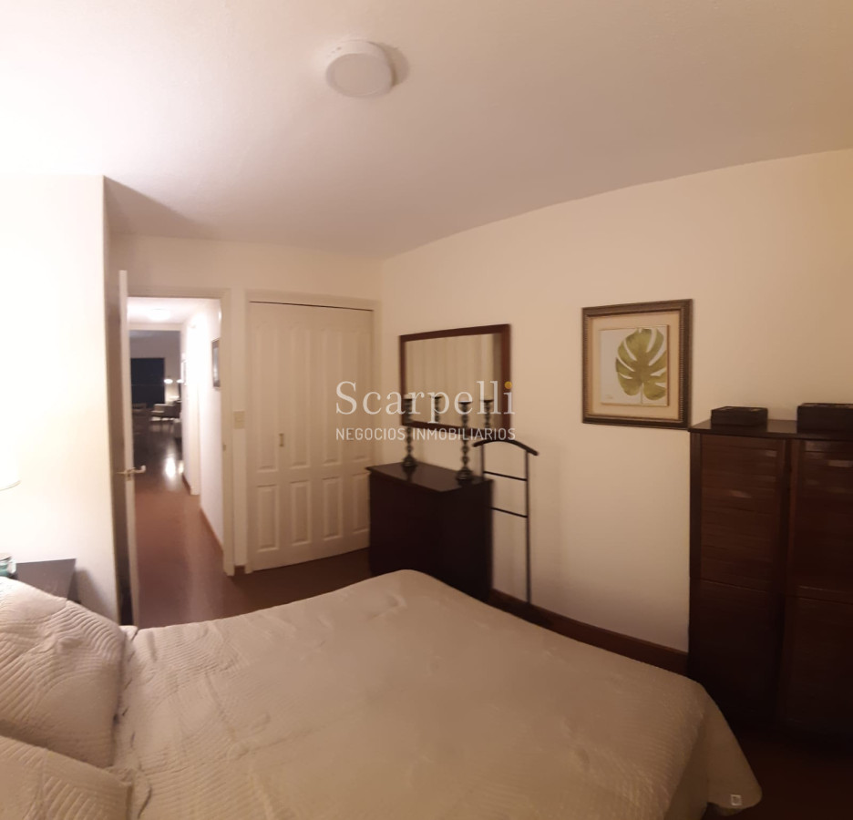 Apartamento ID.12838 - Alquiler Apartamento Rambla Pocitos piso alto equipado 1 dormitorio con garage