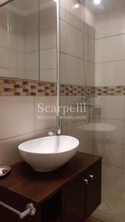 Apartamento ID.12838 - Alquiler Apartamento Rambla Pocitos piso alto equipado 1 dormitorio con garage