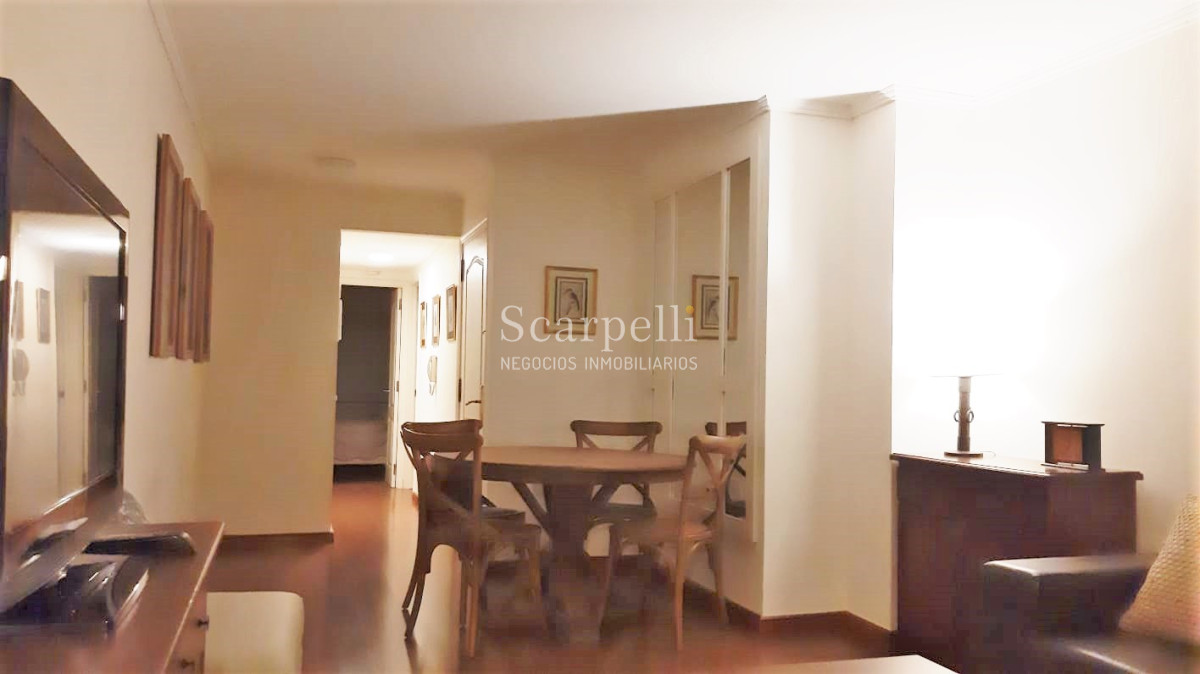 Apartamento ID.12838 - Alquiler Apartamento Rambla Pocitos piso alto equipado 1 dormitorio con garage