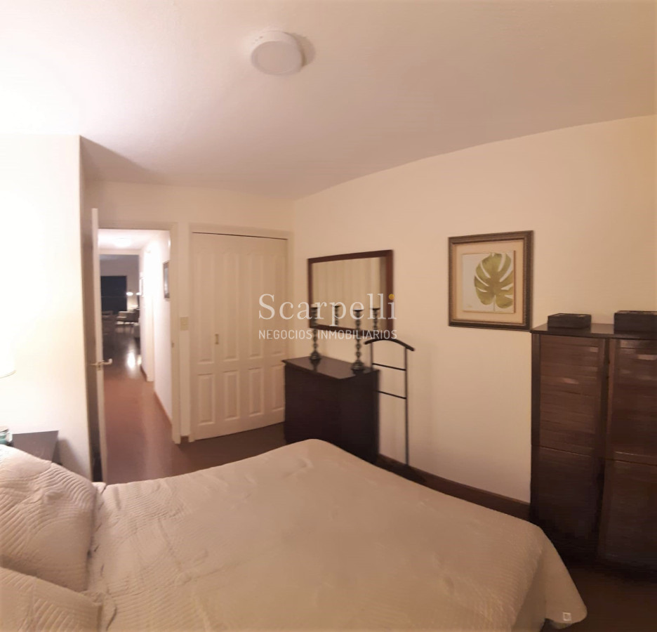 Apartamento ID.12838 - Alquiler Apartamento Rambla Pocitos piso alto equipado 1 dormitorio con garage