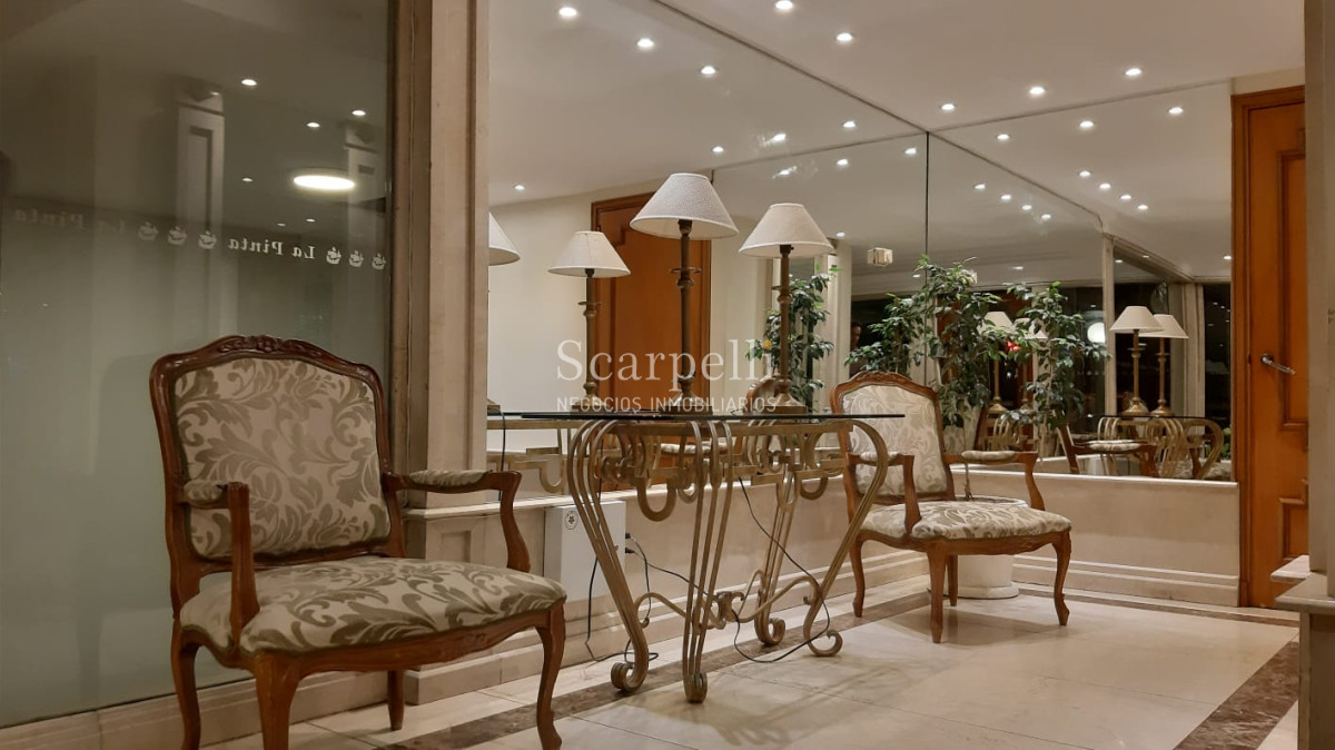 Apartamento ID.12838 - Alquiler Apartamento Rambla Pocitos piso alto equipado 1 dormitorio con garage