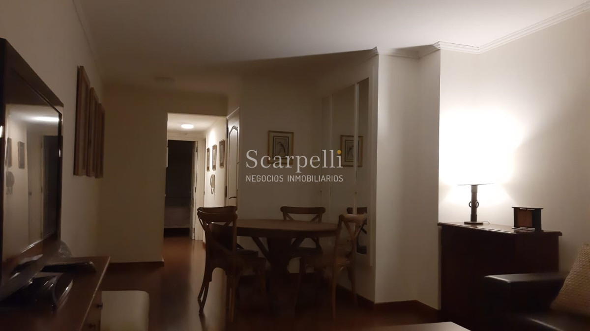 Apartamento ID.12838 - Alquiler Apartamento Rambla Pocitos piso alto equipado 1 dormitorio con garage