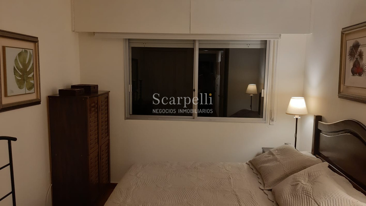 Apartamento ID.12838 - Alquiler Apartamento Rambla Pocitos piso alto equipado 1 dormitorio con garage