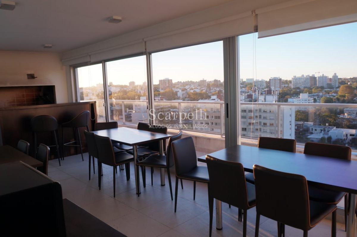 Apartamento ID.15885 - Destacado Monoambiente en Rambla  de Malvín totalmente equipado con estupenda terraza y la mejor vista pronto para disfrutar