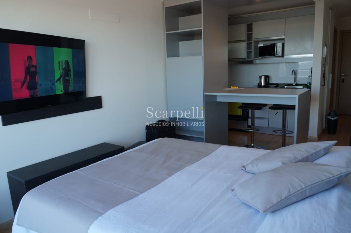 Apartamento ID.15885 - Destacado Monoambiente en Rambla  de Malvín totalmente equipado con estupenda terraza y la mejor vista pronto para disfrutar