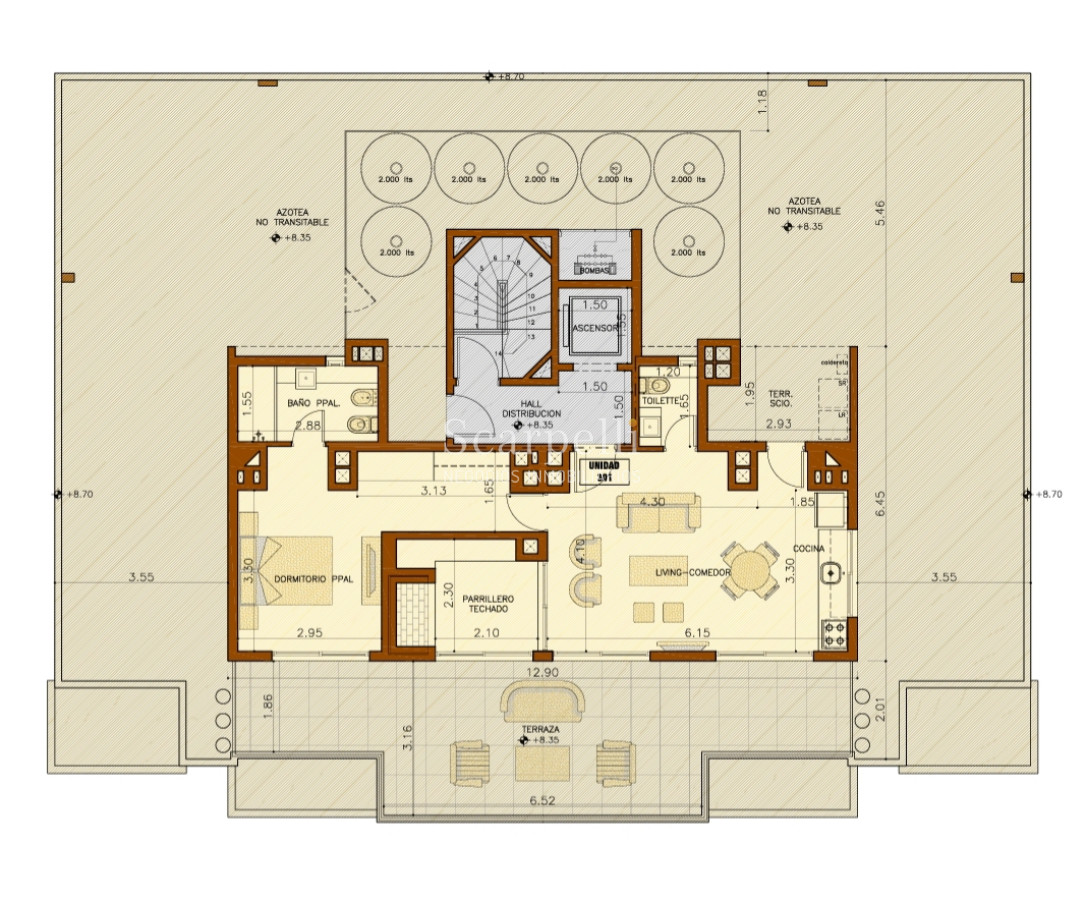 Apartamento ID.16879 - Barra de Carrasco: Estrene Hoy en la Rambla Muy próximo al límite con Montevideo cerquita de Sodimac, Geant y Macromercado.-
