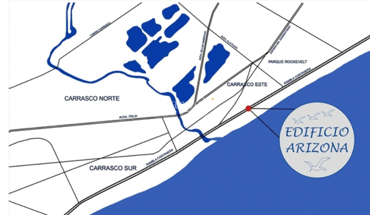 Apartamento ID.16879 - Barra de Carrasco: Estrene Hoy en la Rambla Muy próximo al límite con Montevideo cerquita de Sodimac, Geant y Macromercado.-