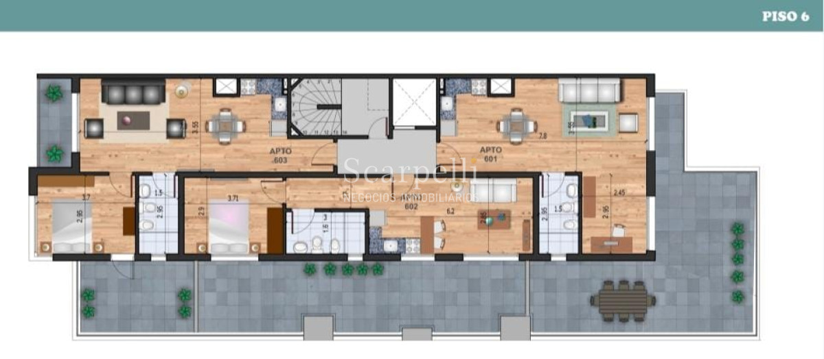 Apartamento ID.19200 - POCITOS : Estrene Enero 2022 Benito Blanco y Pereira de la Luz - Prox. Montevideo Shopping