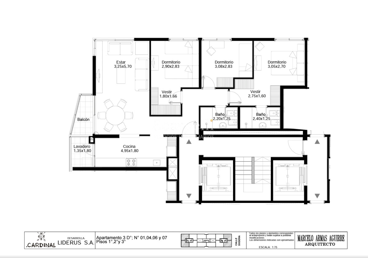 Apartamento ID.21420 - A Estrenar muy Próximo al Sanatorio Mautone & Supermercado Disco Av. Roosevelt