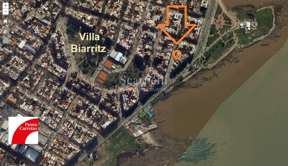 Apartamento ID.25036 - Alquiler Apartamento Villa Biarritz A metros de la Rambla Muy Bien Equipado Con Amplias Terrazas & Garage.-
