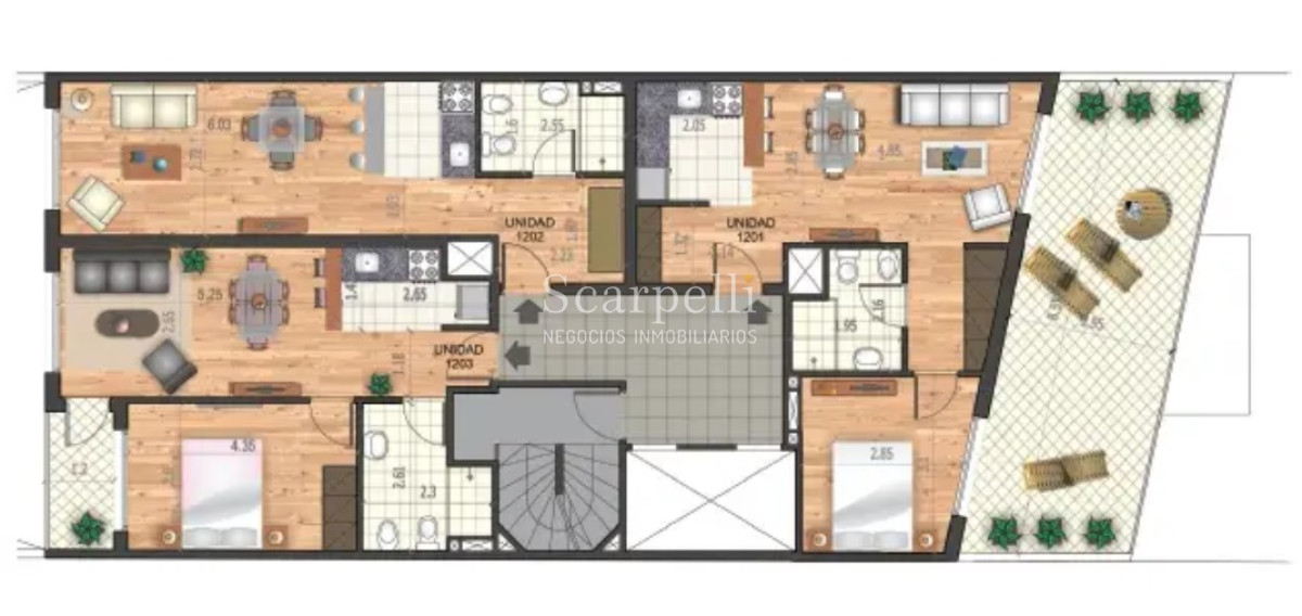 Apartamento ID.25664 - Estrene Apartamento sobre 21 de Setiembre  con Gran Vista despejada y Garage Doble