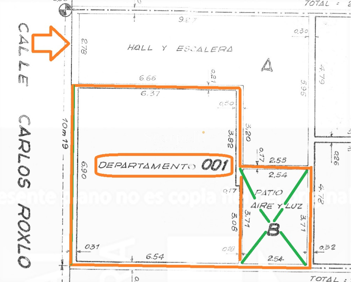 Apartamento ID.28868 - Apto Ideal para Rentar: Planta Baja al frente totalmente reciclado a nuevo de 2 dormitorios con patio.-